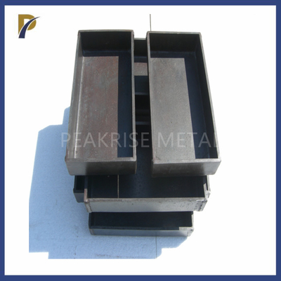 Welding Molybdenum Trays TZM Moly Boat Riveted Sintering Stamping Welding Boats Molybdenum Folding Boats Moly Boat