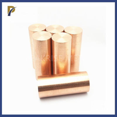 18.5g/Cm3 Density Tungsten Copper Alloy Rod  Diameter 30mm For Electronic Industry