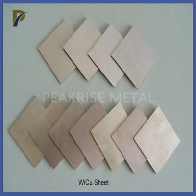 High Strength Polished Tungsten Copper Alloy Material With 11.9 - 17.3g/Cm3 Density