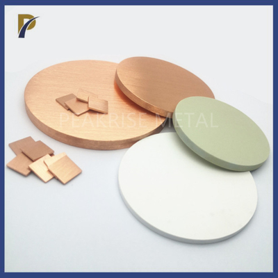 High Strength Polished Tungsten Copper Alloy Material With 11.9 - 17.3g/Cm3 Density