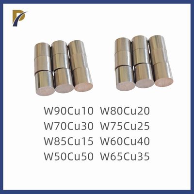 W75Cu25 14mm 13mm Tungsten Copper Alloy Rod Tungsten Copper Insert
