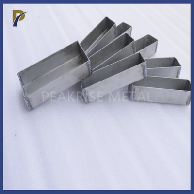 Welding Molybdenum Trays TZM Moly Boat Riveted Sintering Stamping Welding Boats Molybdenum Folding Boats Moly Boat