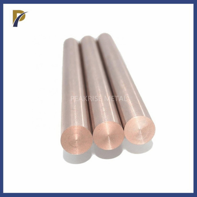Dia 25mm WCu20-van de Legeringsrod bright surface for electrodes van het Wolframkoper het Wolframkoper Rod Copper Tungsten Bar